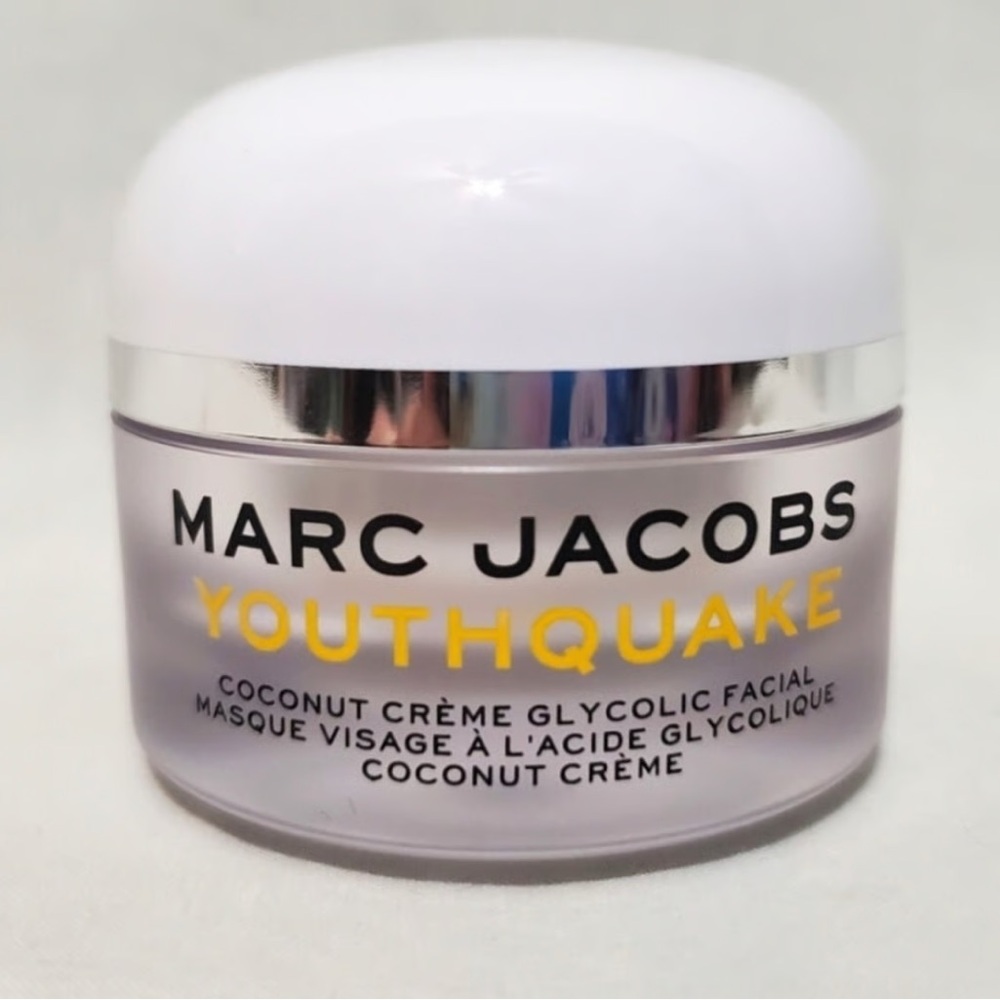 Set of 2! Marc Jacobs Youthquake Coconut Cream Glycolic Facial Mask- New! 15ml